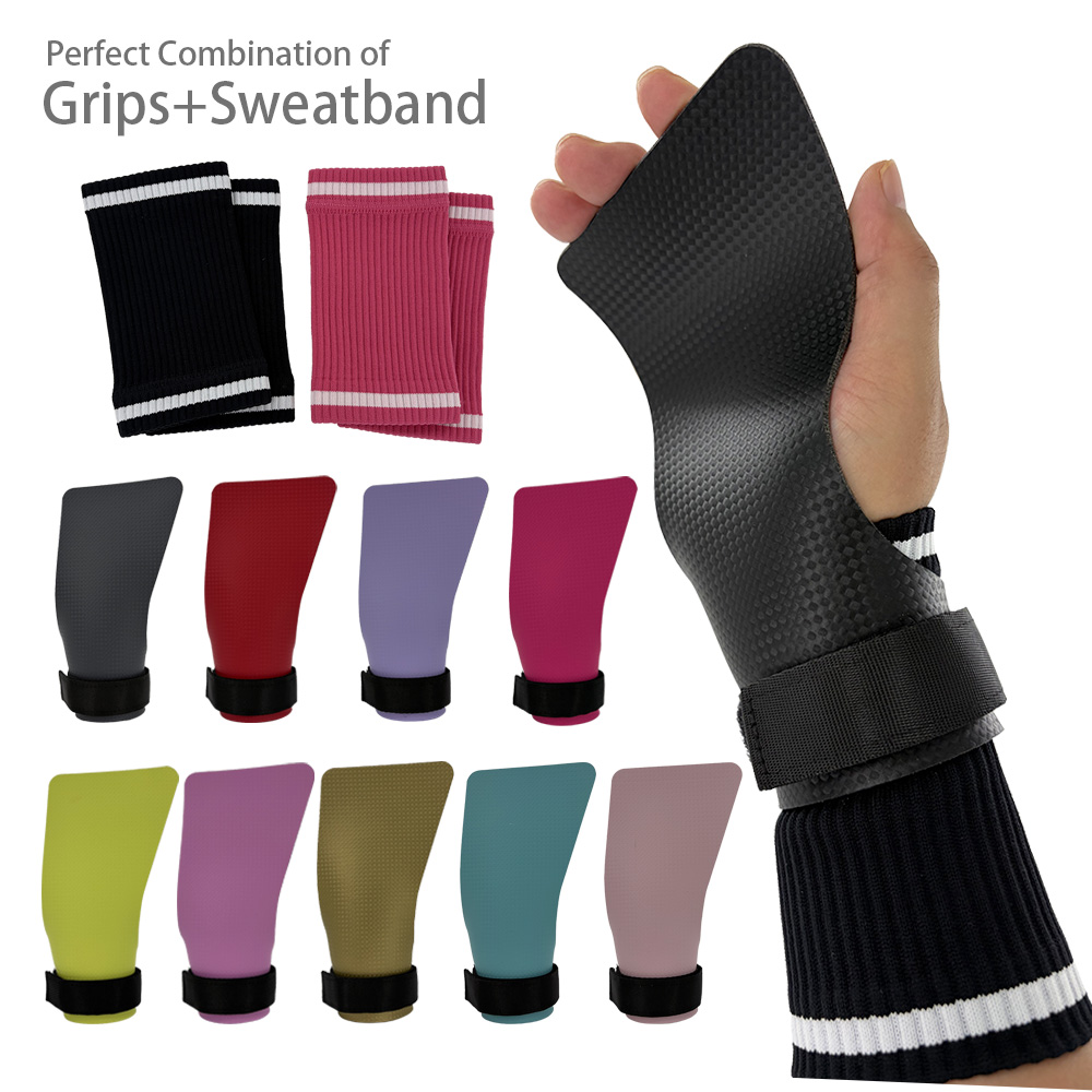 Wrist Wraps - مزيج مثالي من مقابض الكربون وأربطة