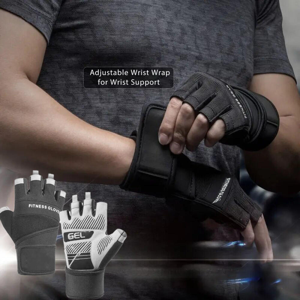 Weightlifting Gloves - قفازات رياضية نصف إصبع يمكن ارتداؤها