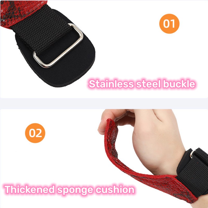 رفع الأثقال المعصم الأشرطة مع  - مراجعة Weightlifting Gloves وسعره
