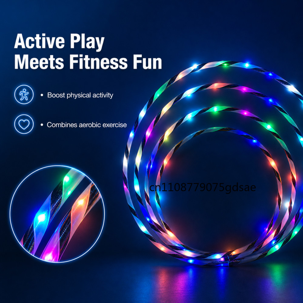 طوق رياضي مضيء LED بطول 60-90  - مراجعة Gymnastic Ring وسعره