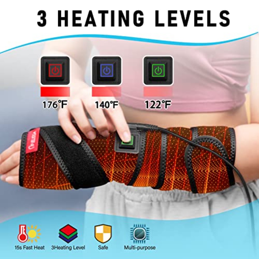 وسادة تدفئة للكتفين والذراعين  - مراجعة Wrist Wraps وسعره