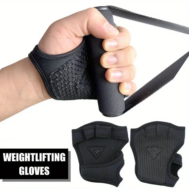 قفازات رياضية للجيم، قطعتان، ل - مراجعة Weightlifting Gloves وسعره
