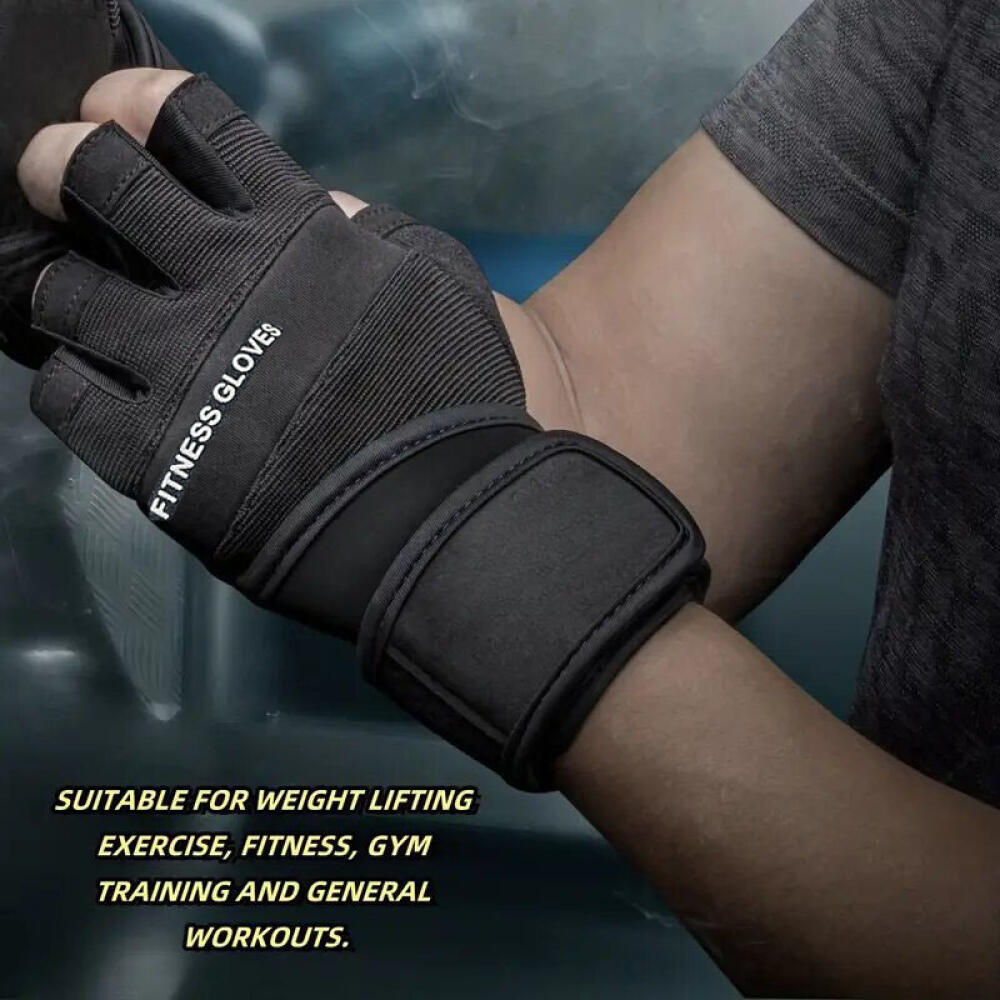 قفازات رياضية نصف إصبع يمكن ار - مراجعة Weightlifting Gloves وسعره