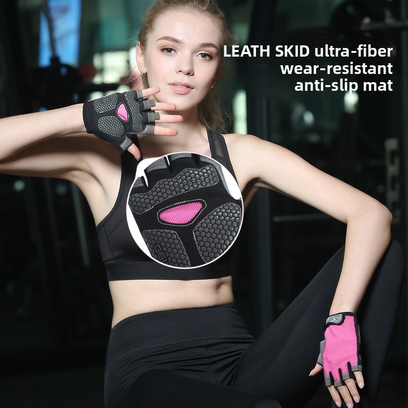 قفازات رياضية نصف إصبع مضادة ل - مراجعة Weightlifting Gloves وسعره